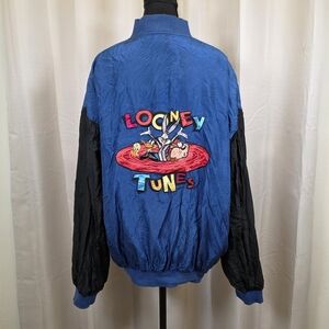 Looney Tunes 90s Retro Silk Jacket XL